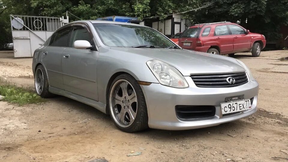 Ниссан скайлайн 35 фото Ставим нисмо обвес на скай. Часть 1. - Nissan Skyline (V35), 2,5 л, 2002 года тю