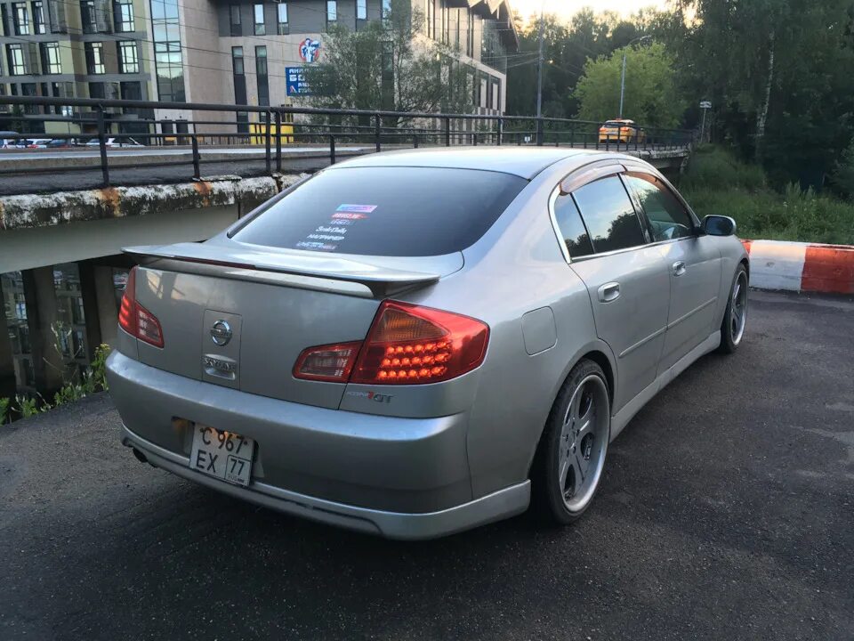 Ниссан скайлайн 35 фото Ставим нисмо обвес на скай. Часть 2. - Nissan Skyline (V35), 2,5 л, 2002 года тю