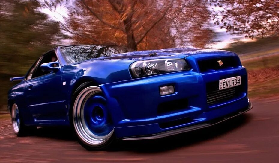 Ниссан скайлайн фото на обои Тюнинг Nissan Skyline