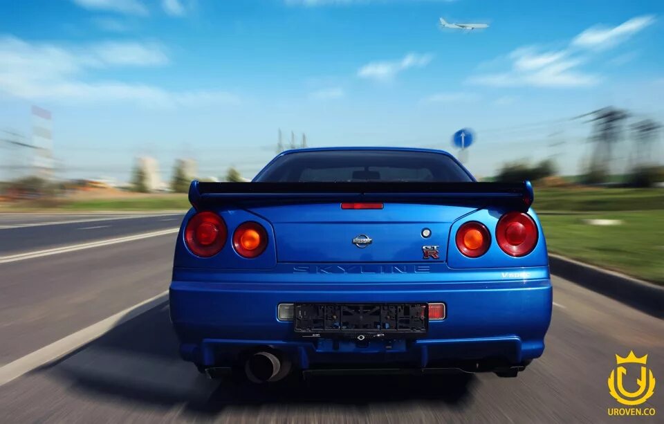 Ниссан скайлайн фото сзади 3 новых фото - Nissan Skyline GT-R (R34), 2,6 л, 1999 года фотография DRIVE2