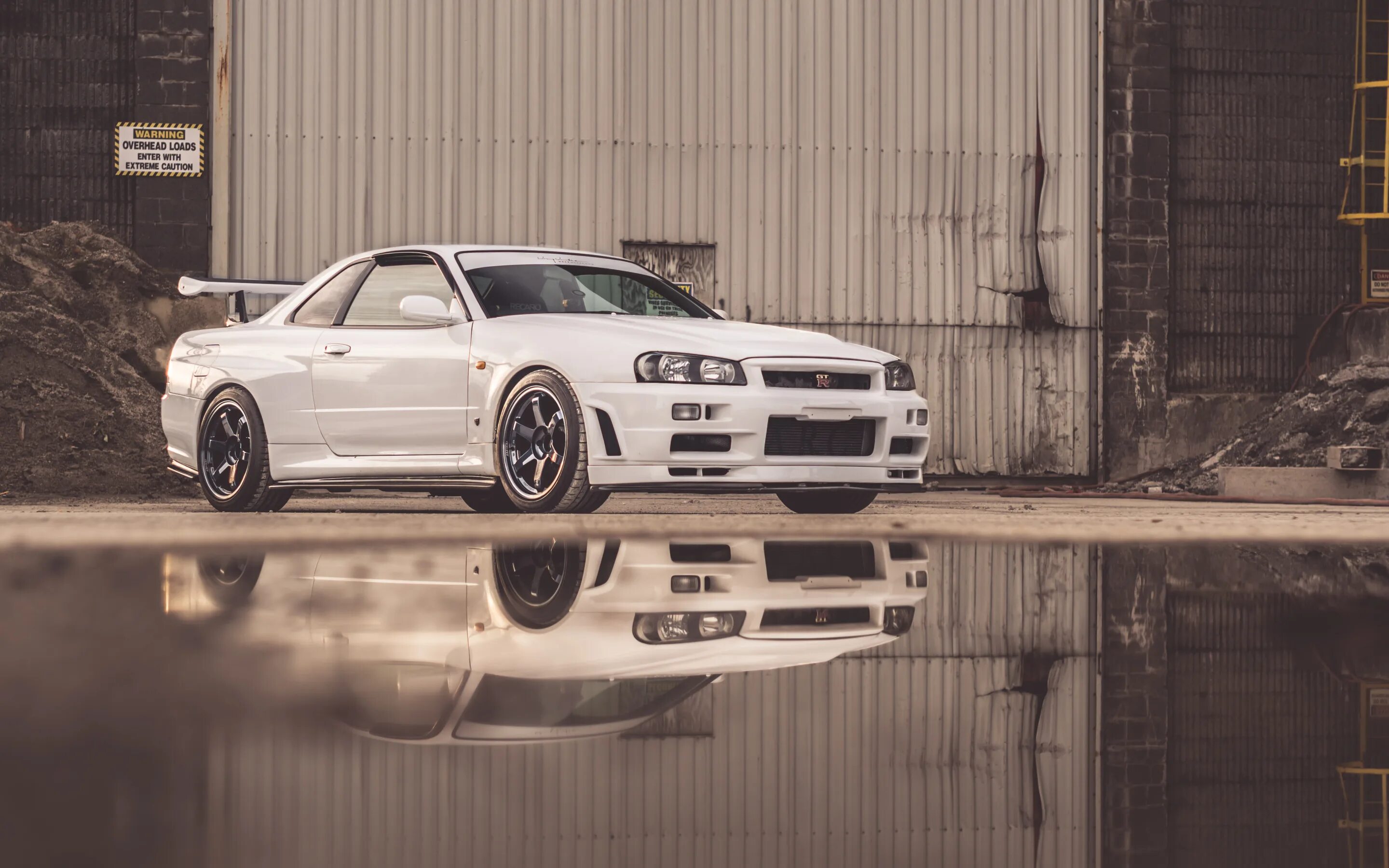 Ниссан скайлайн р34 фото Скачать обои Nissan, Water, Skyline, GT-R 34, Reflexion, раздел nissan в разреше