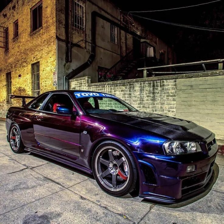 Ниссан скайлайн тюнинг R34 GT-R Nissan gtr skyline, Nissan skyline, Tuner cars