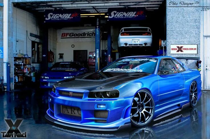 Ниссан скайлайн тюнинг фото Nissan Skyline R34 GTR by ChitaDesigner on deviantART Nissan gtr skyline, Nissan