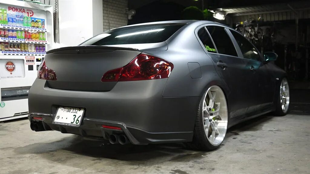 Ниссан скайлайн v36 тюнинг skyline 370gt exhaust Buy-62