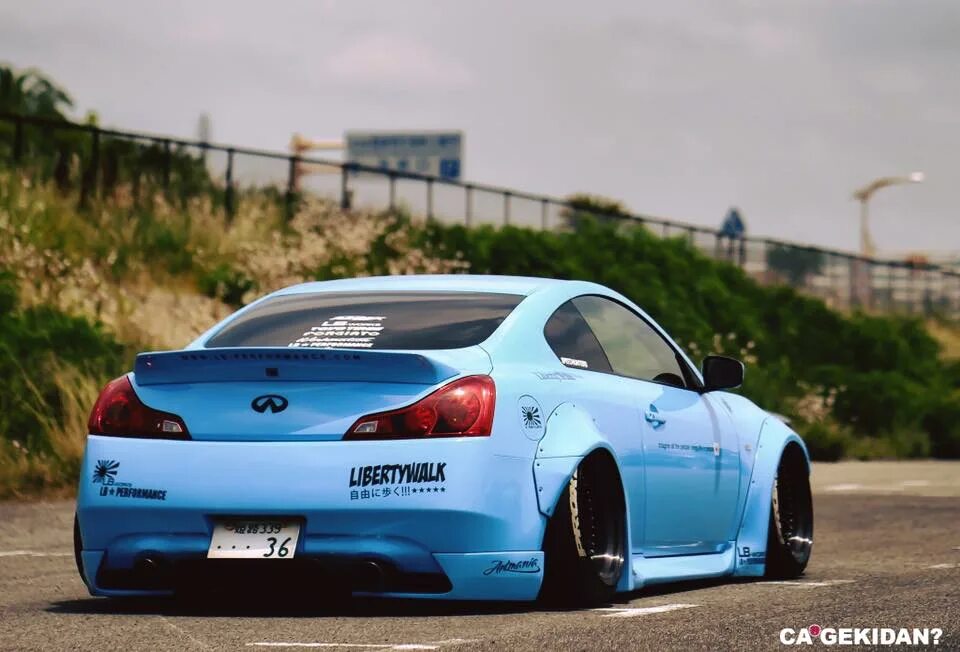 Ниссан скайлайн v36 тюнинг Passeggiata di libertà Nissan Skyline V36 Infiniti sintonia (1) - tuningblog.eu 