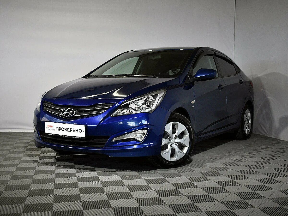 Ниссан солярис фото Купить б/у Hyundai Solaris I Рестайлинг 1.6 AT (123 л.с.) бензин автомат в Санкт