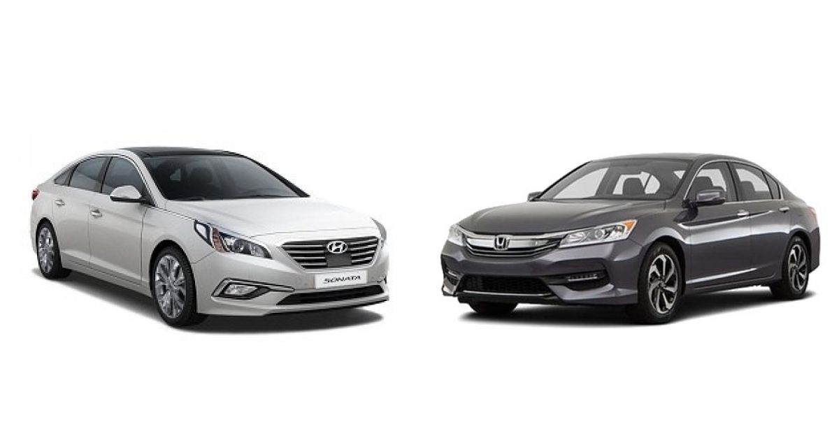 Ниссан соната фото Порівнюємо Honda Accord Sedan 2015 і Hyundai Sonata 2014