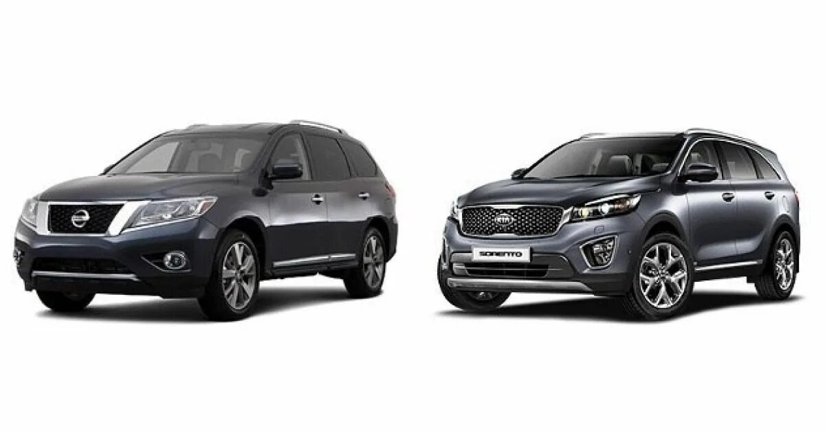 Ниссан соренто фото Порівнюємо KIA Sorento 2014 і Nissan Pathfinder 2012