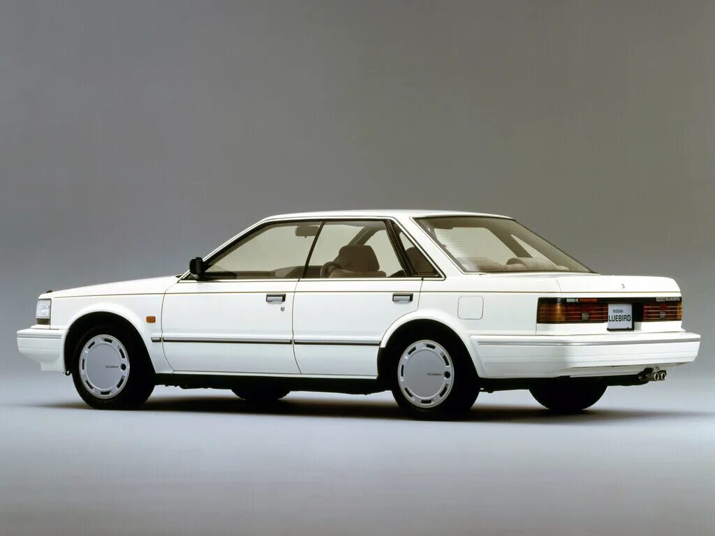 Ниссан старые модели машин фото и названия Nissan Bluebird рестайлинг 1985, 1986, 1987, седан, 7 поколение, U11 технические