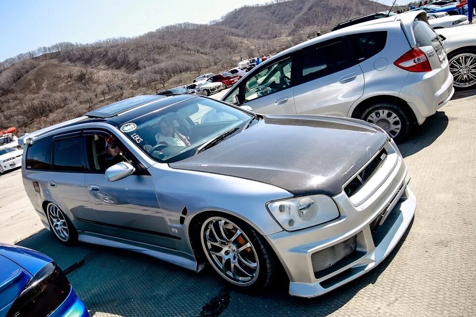 Ниссан стейджа тюнинг Открытие Сезона Drag Racing 25/04/2015 - Nissan Stagea (M35), 2,5 л, 2002 года п