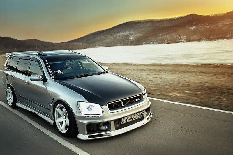 Ниссан стейджа тюнинг Тизер № 2 - Nissan Stagea (M35), 2,5 л, 2002 года фотография DRIVE2