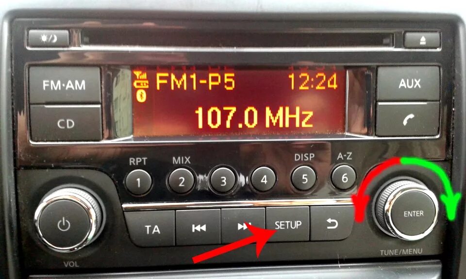 Ниссан т31 как подключить блютуз Штатная магнитола - отключение поиска альтернативных радиочастот - Nissan X-Trai
