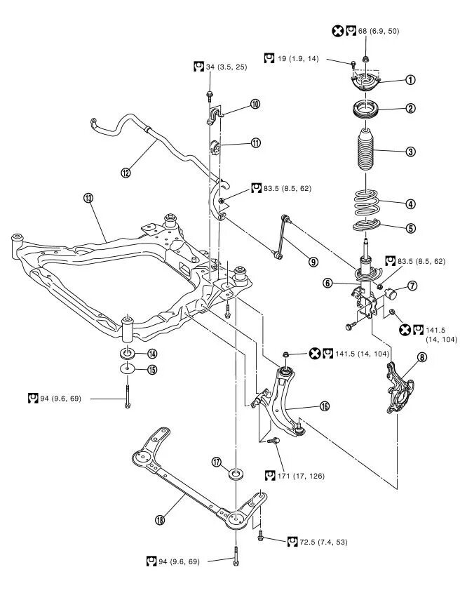 Ниссан т31 ремонт своими руками Замена передних рычагов - Nissan X-Trail II (t31), 2 л, 2012 года своими руками 