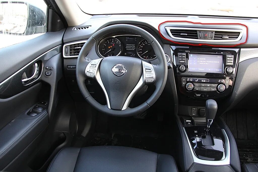 Ниссан т32 фото салона Как исправить поломку вентиляционной решетки Nissan X-Trail 2018