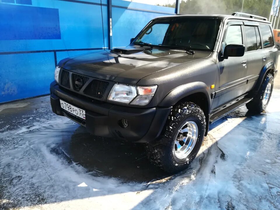 Ниссан танк фото Первая запись - Nissan Patrol (Y61), 3 л, 2001 года мойка DRIVE2