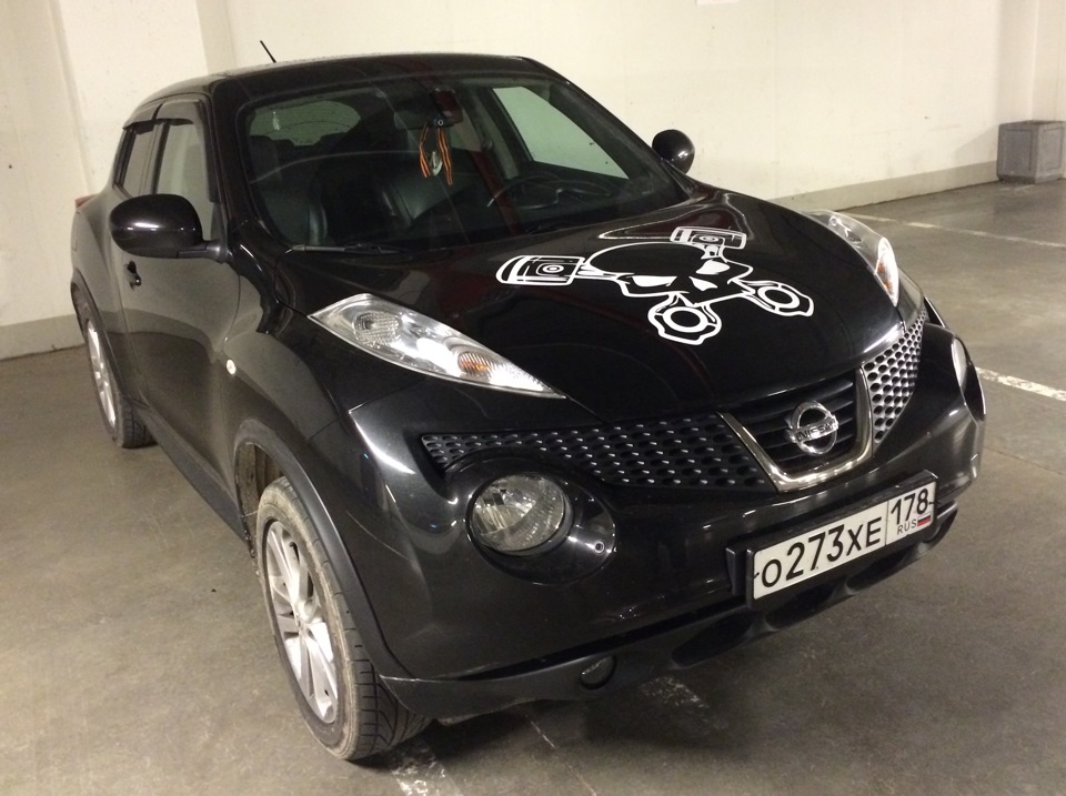 Ниссан таракан фото Тату для таракана. - Nissan Juke (1G), 1,6 л, 2012 года стайлинг DRIVE2