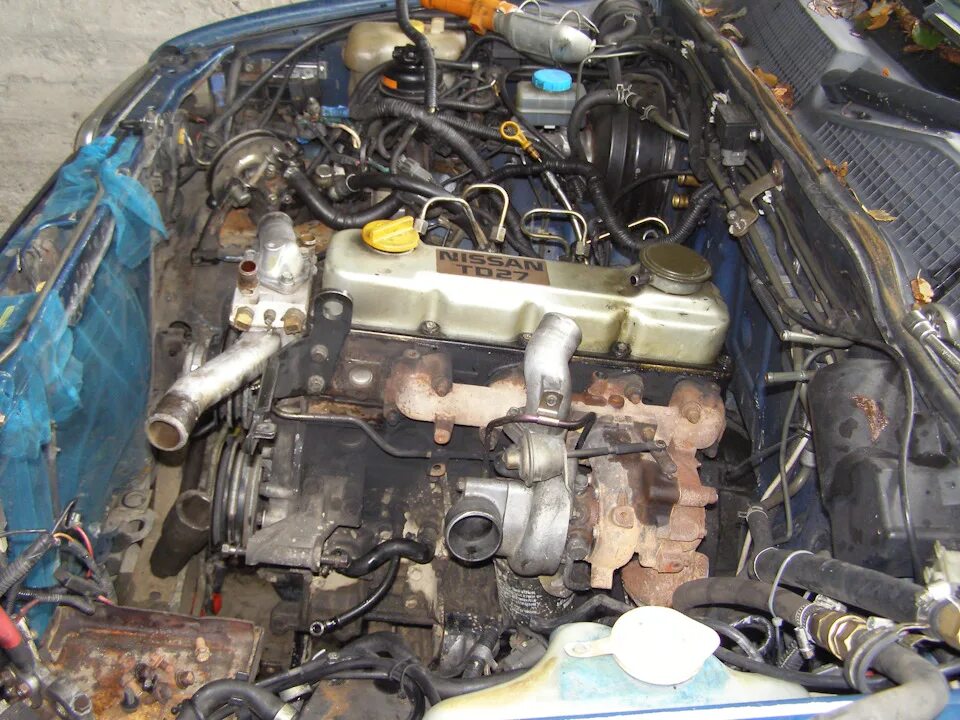 Ниссан тд27 фото Капиталка ТД 27 (разборка) - Nissan Mistral, 2,7 л, 1995 года своими руками DRIV