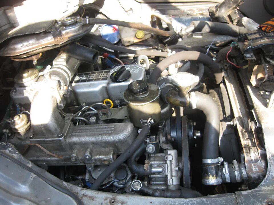 Ниссан тд27 фото по шкивам под помпу тд42 для установки на тд27 кудэ32 - DRIVE2