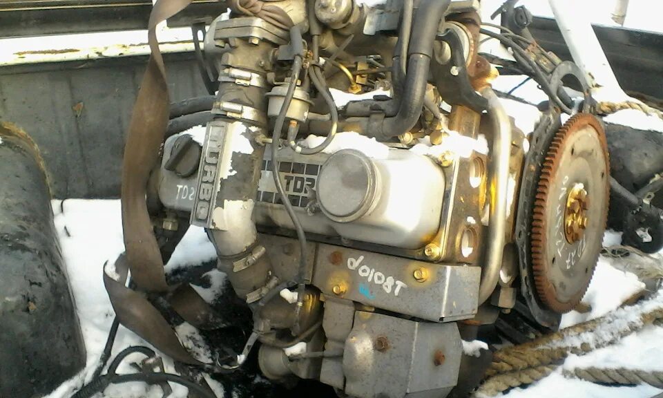 Ниссан тд27 фото Купил контрактный тд27т - Nissan Datsun (D21), 3,2 л, 1992 года своими руками DR