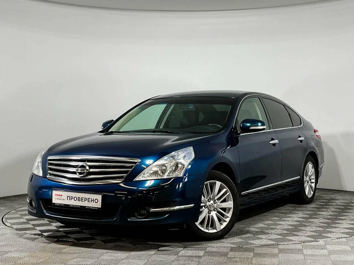 Ниссан теана 2008 фото Купить б/у Nissan Teana II 3.5 CVT (249 л.с.) бензин вариатор в Москве: синий Ни