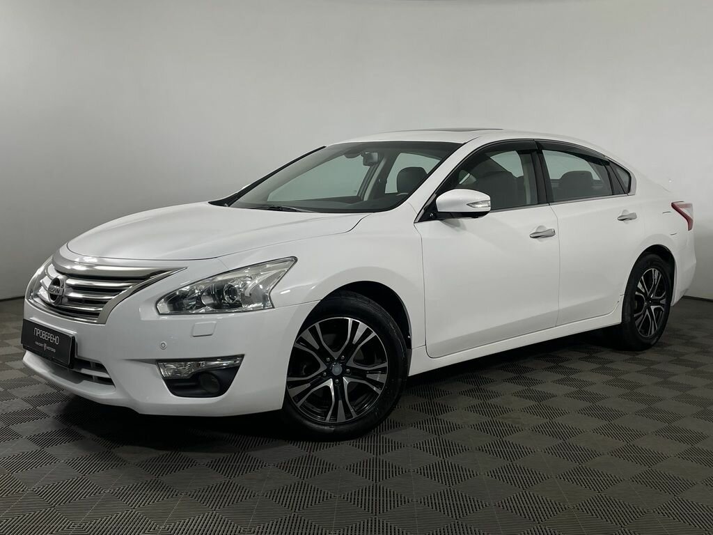 Ниссан теана 2014 фото Купить б/у Nissan Teana III 3.5 CVT (249 л.с.) бензин вариатор в Москве: белый Н