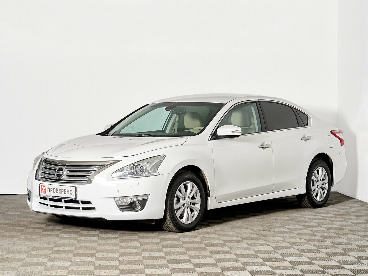 Ниссан теана 2014 год фото Купить б/у Nissan Teana III 2.5 CVT (173 л.с.) бензин вариатор в Москве: белый Н