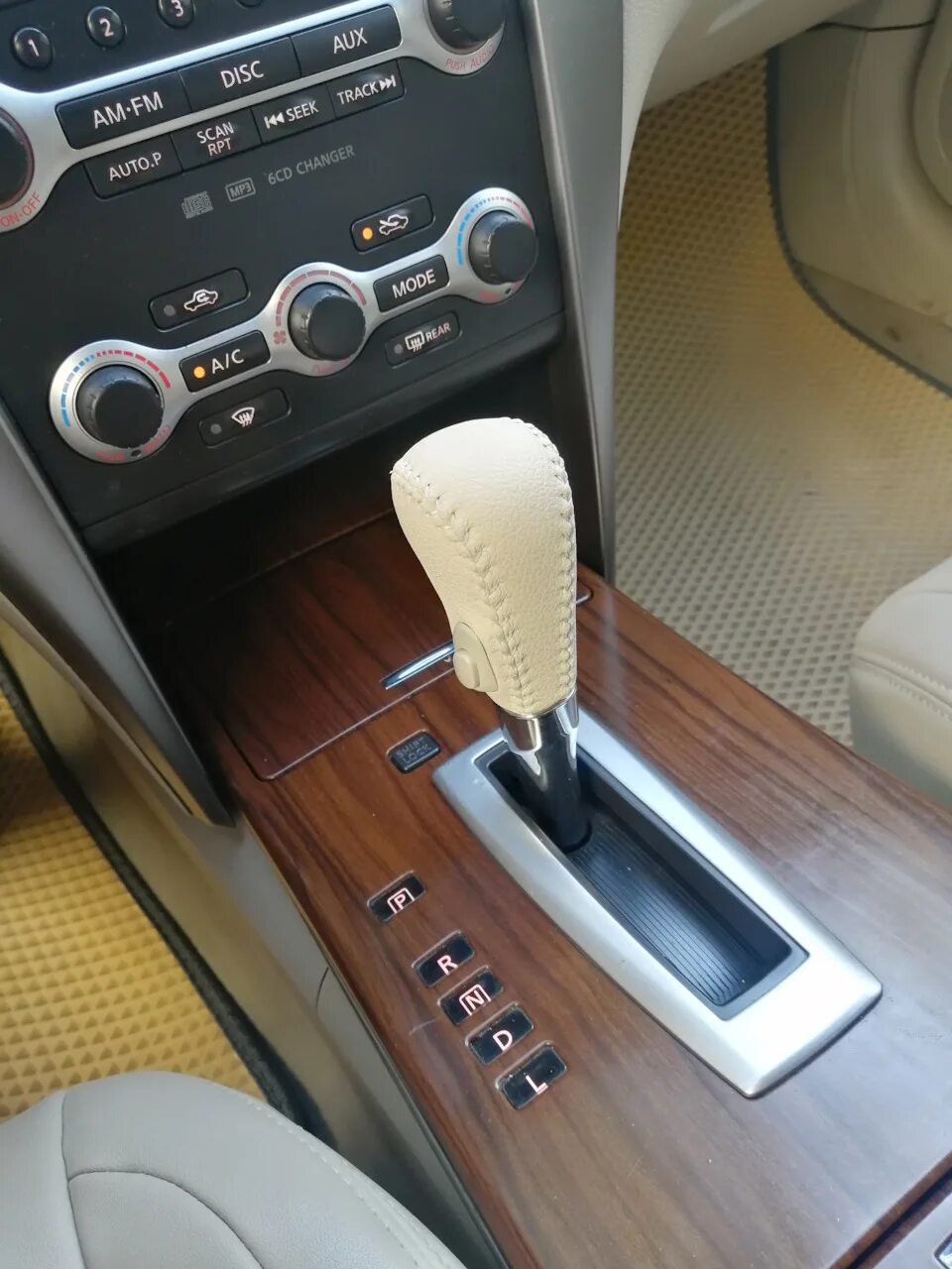 Ниссан теана автомат фото Перешив ручки АКПП - Nissan Teana (J32), 2,5 л, 2009 года аксессуары DRIVE2