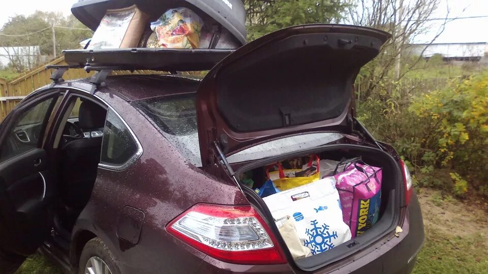 Ниссан теана багажник фото Багажник ниссан теана - AutoZip35.ru