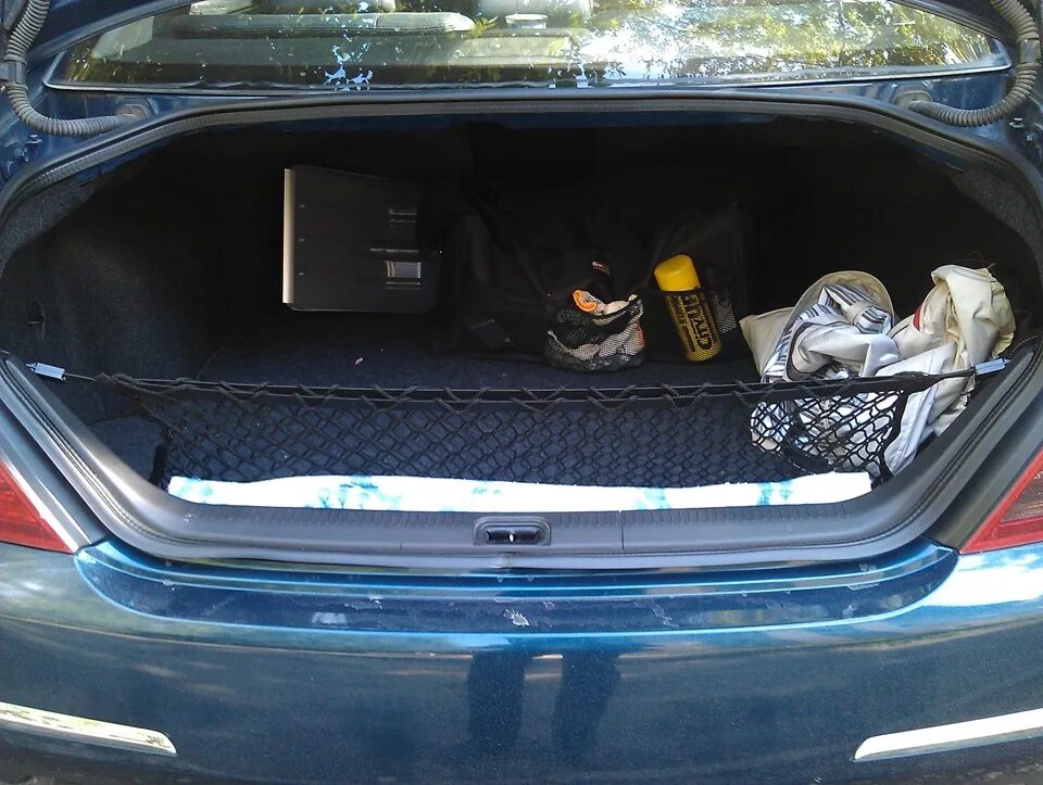 Ниссан теана багажник фото Сетка в багажник - Nissan Teana (J31), 2,3 л, 2007 года аксессуары DRIVE2