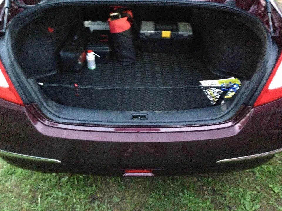 Ниссан теана багажник фото Сетка в багажник с креплениями, НЕ OEM Teana J32 - Nissan Teana (J32), 2,5 л, 20
