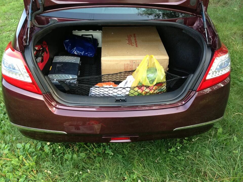 Ниссан теана багажник фото Сетка в багажник с креплениями, НЕ OEM Teana J32 - Nissan Teana (J32), 2,5 л, 20