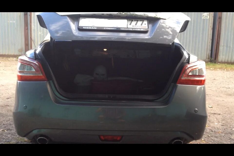 Ниссан теана багажник фото А у Вас как багажник открывается? - Nissan Teana (L33), 2,5 л, 2014 года аксессу