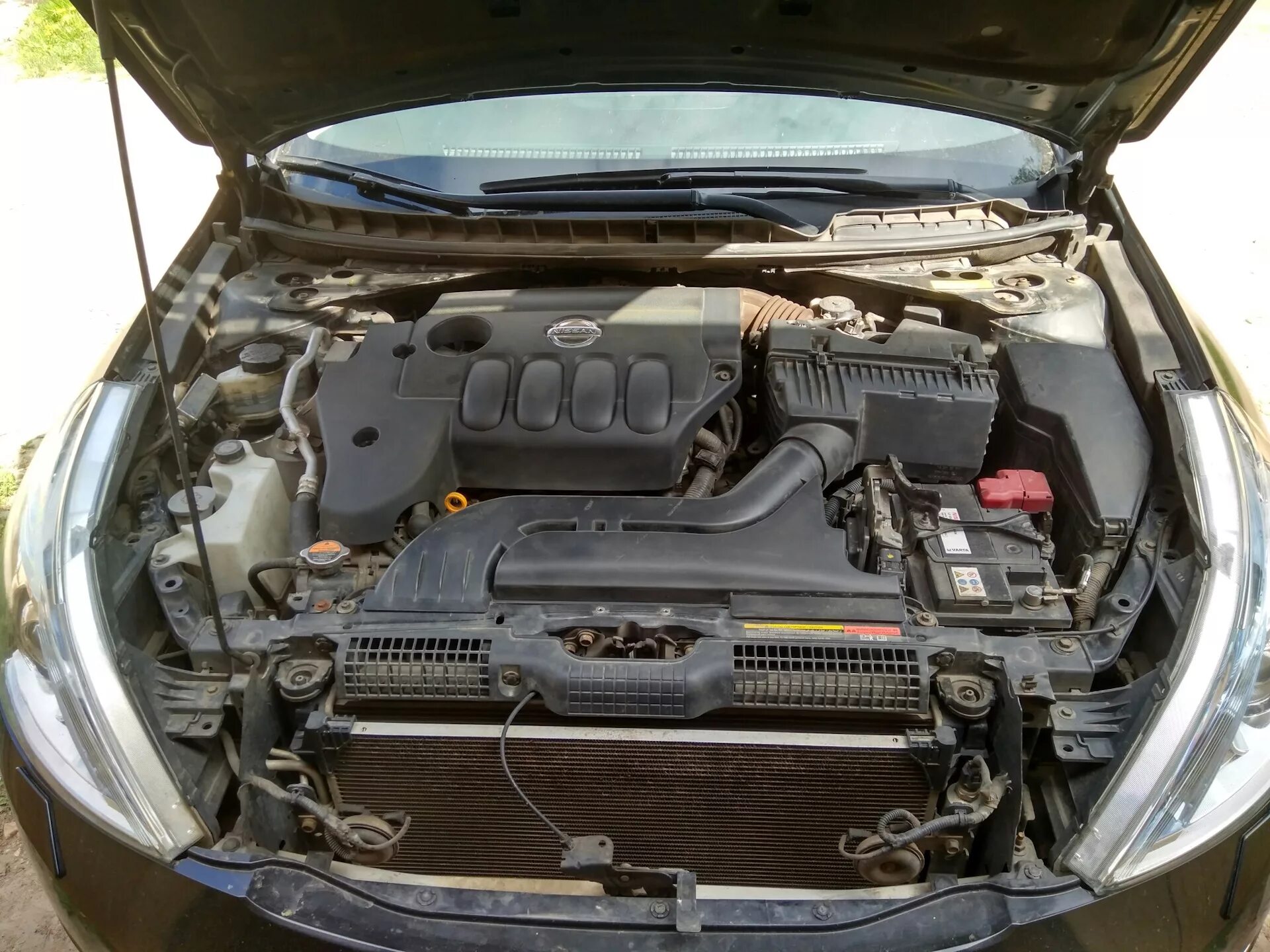 Ниссан теана фото под капотом Мойка двигателя керхером. - Nissan Teana (J32), 2,5 л, 2011 года мойка DRIVE2