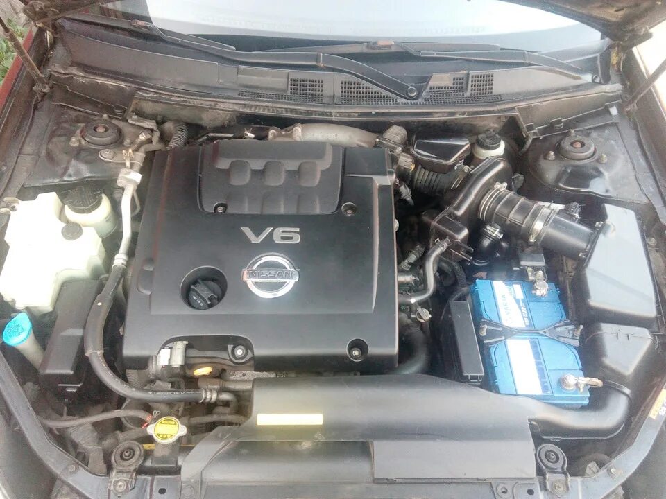 Ниссан теана фото под капотом Помыл под капотом - Nissan Teana (J31), 2,3 л, 2007 года мойка DRIVE2