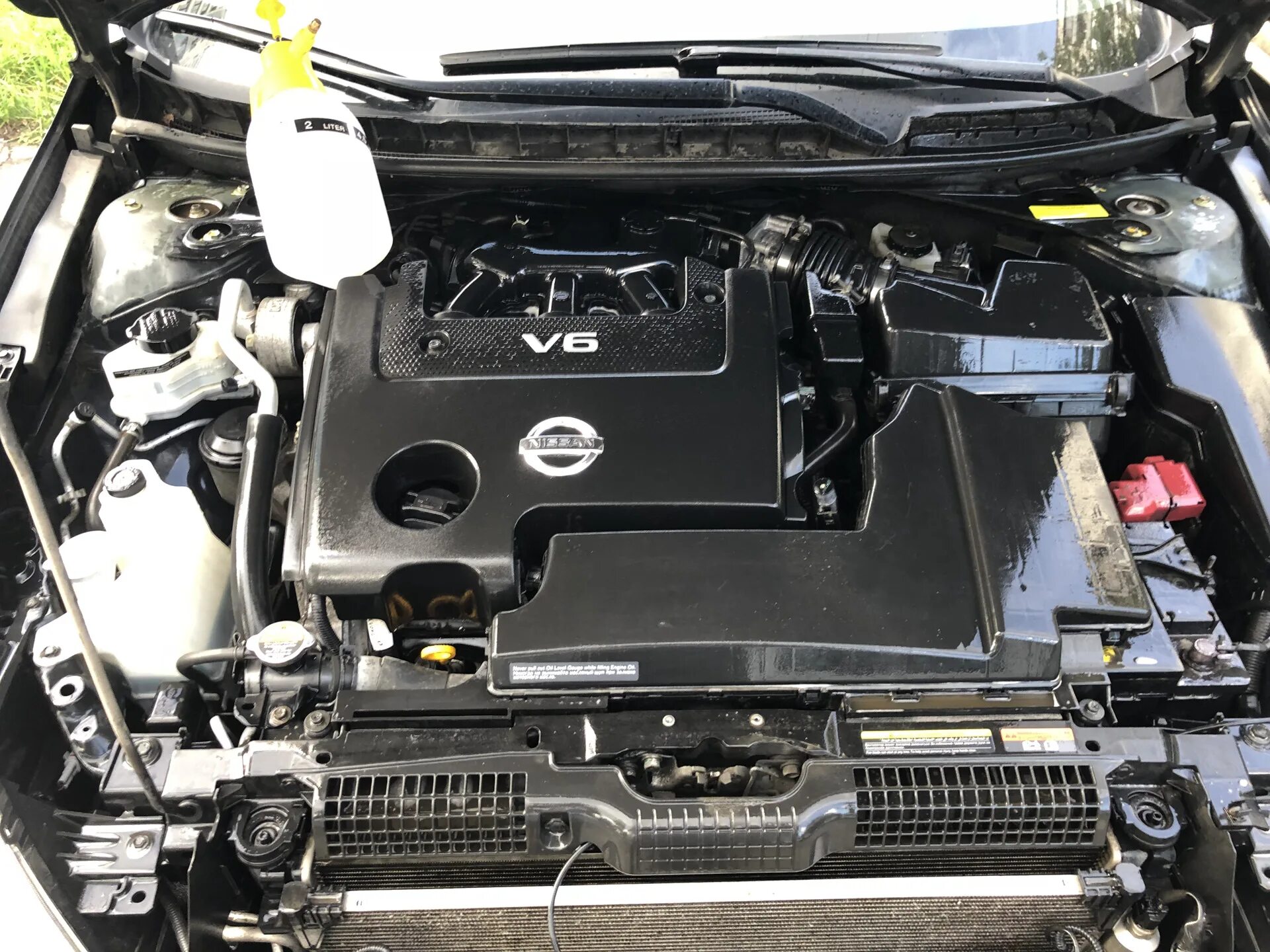 Ниссан теана фото под капотом Грязно под капотом-исправляем - Nissan Teana (J32), 2,5 л, 2013 года мойка DRIVE