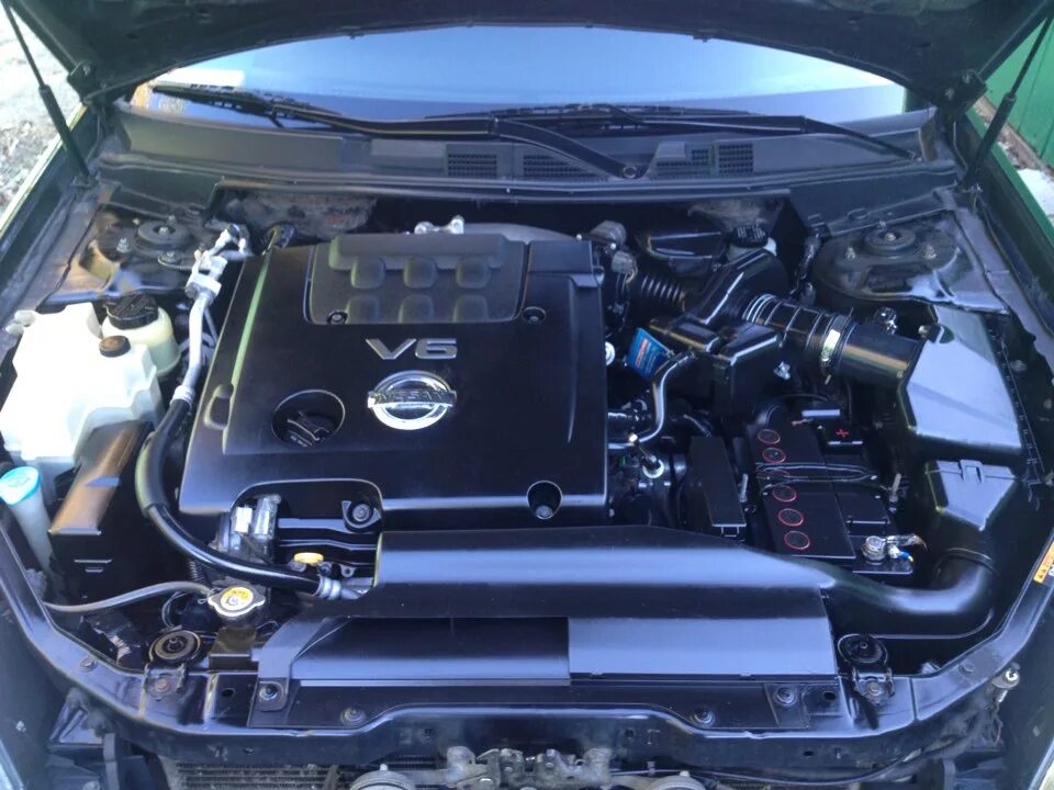 Ниссан теана фото под капотом За чистоту в моторном отсеке! - Nissan Teana (J31), 2,3 л, 2007 года мойка DRIVE