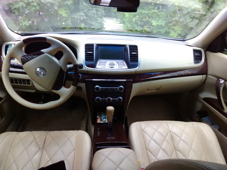 Ниссан теана фото салона Салон под дерево(аквапринт) - Nissan Teana (J32), 3,5 л, 2008 года стайлинг DRIV