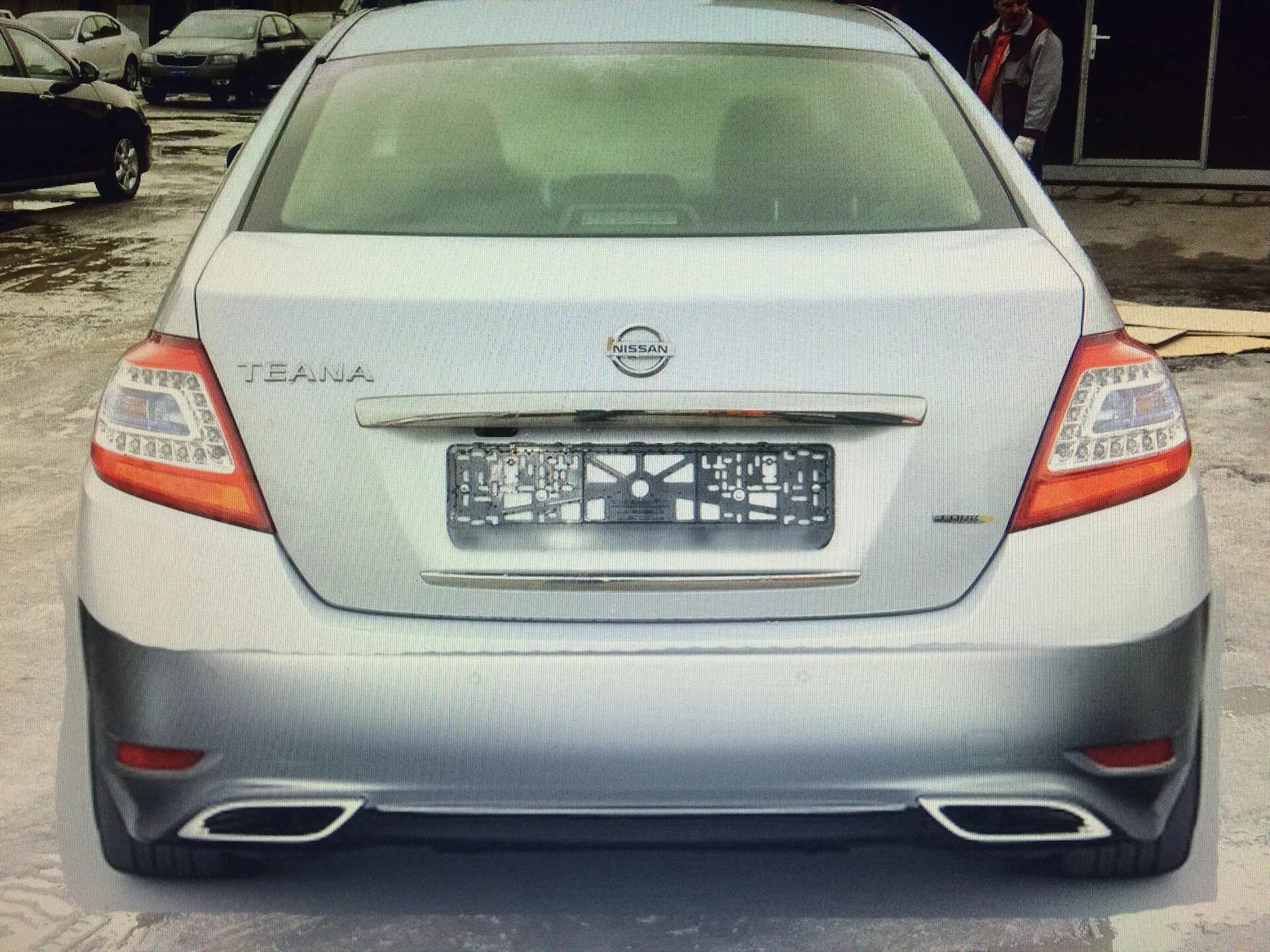 Ниссан теана фото сзади работа над задней частью автомобиля часть 1. - Nissan Teana (J32), 2,5 л, 2013 г