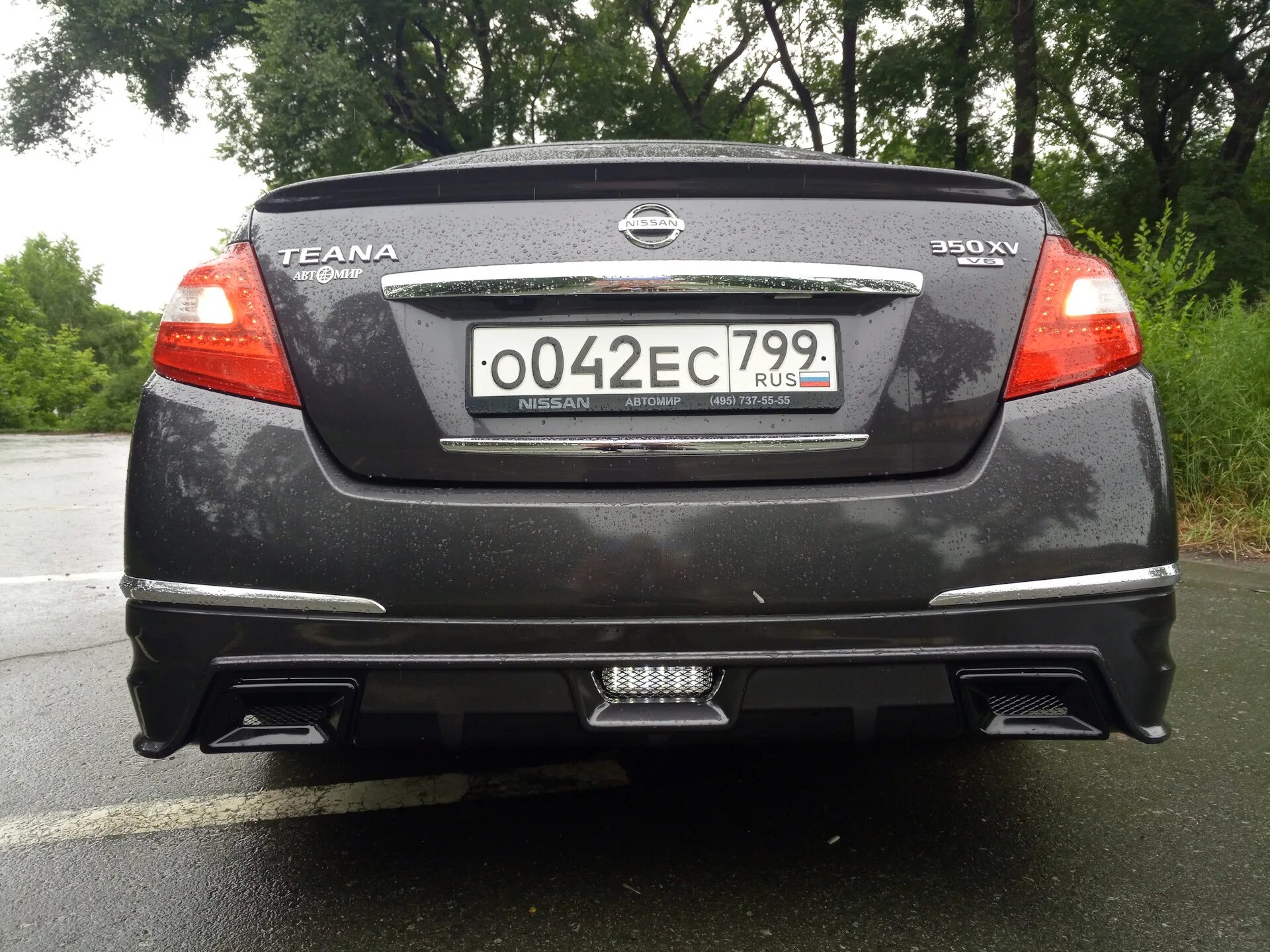 Ниссан теана фото сзади Модернизация заднего противотуманого фонаря - Nissan Teana (J32), 3,5 л, 2008 го