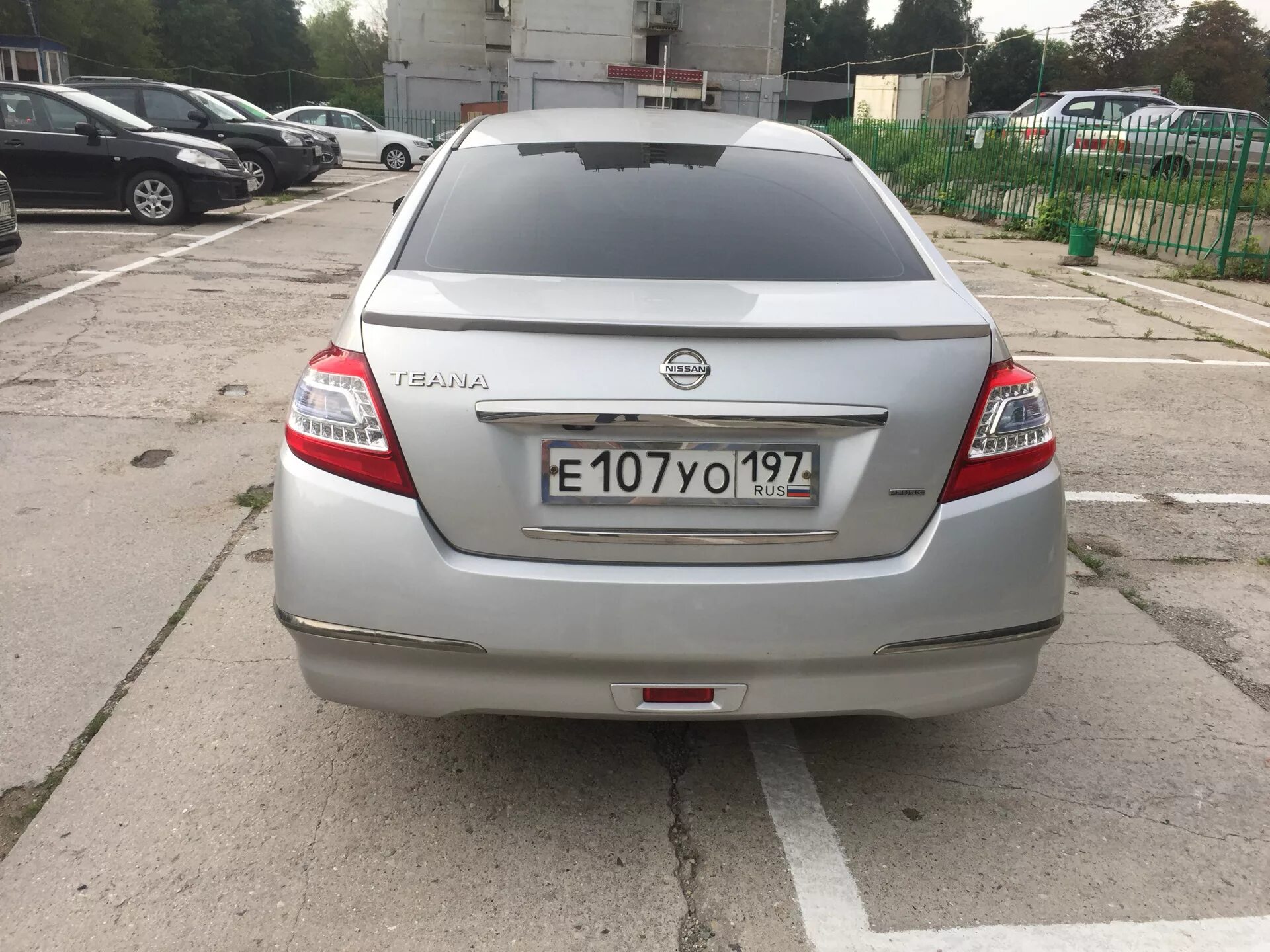 Ниссан теана фото сзади Установка спойлера Nissan Teana J32 4WD - Nissan Teana (J32), 2,5 л, 2011 года с