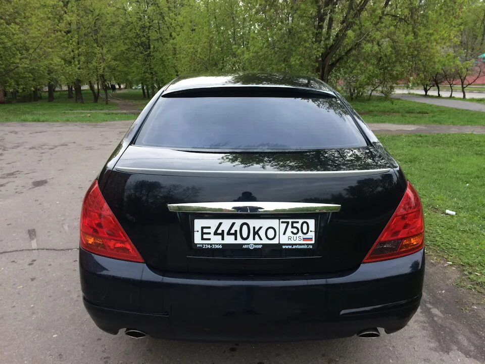 Ниссан теана фото сзади #43 Спойлер + Козырек на заднее стекло. - Nissan Teana (J31), 2,3 л, 2007 года с