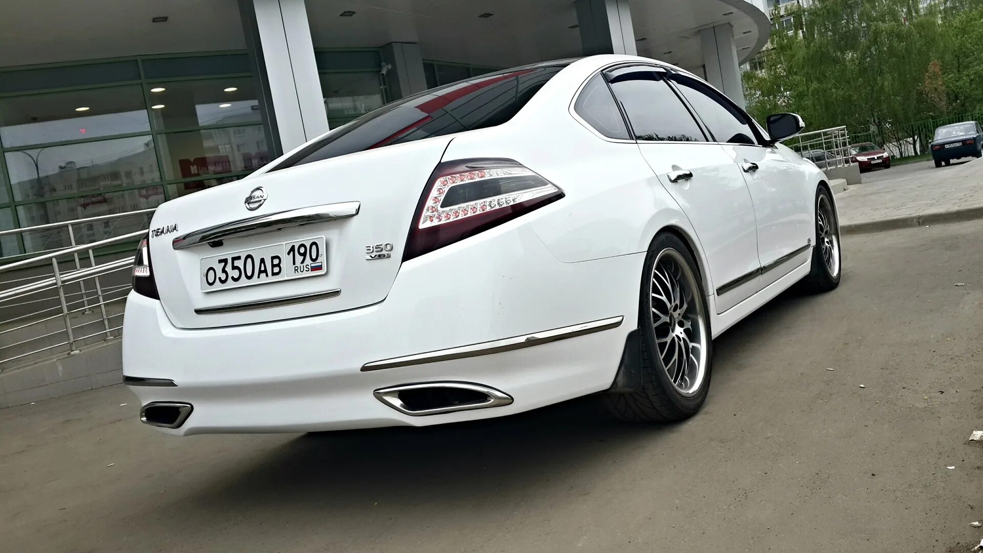Ниссан теана j32 тюнинг обвес Nissan Teana (J32) 3.5 бензиновый 2012 ***Белый FULL 350***░ ▒ на DRIVE2