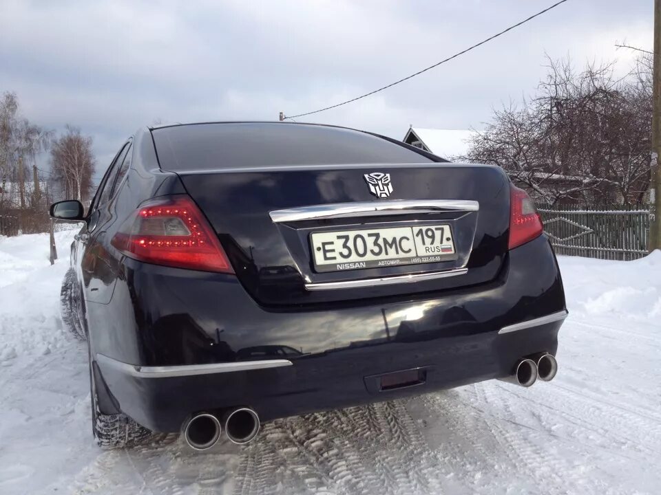 Ниссан теана тюнинг выхлопа Nissan Teana Ulter Sport Exhaust - Nissan Teana (J32), 3,5 л, 2011 года тюнинг D