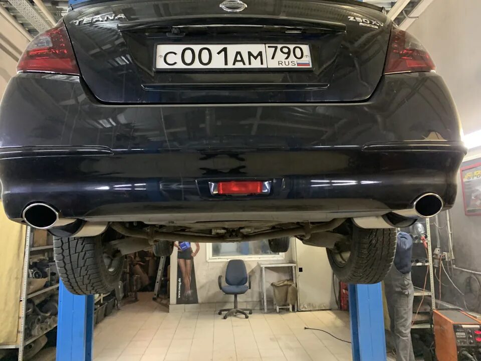 Ниссан теана тюнинг выхлопа Выхлоп - Nissan Teana (J32), 2,5 л, 2010 года тюнинг DRIVE2