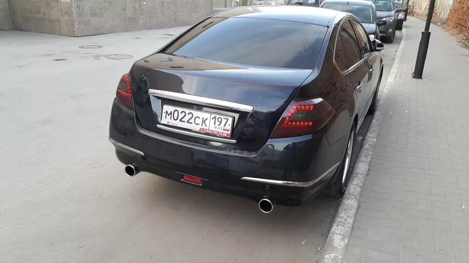 Ниссан теана тюнинг выхлопа Насадки на глушители - Nissan Teana (J32), 2,5 л, 2010 года тюнинг DRIVE2