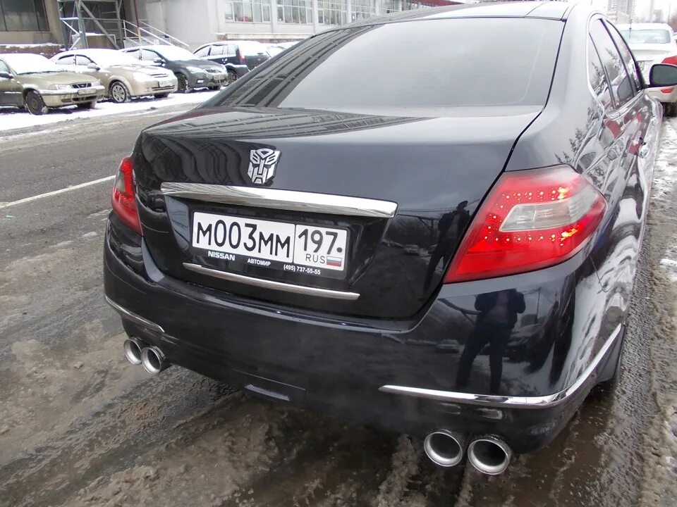 Ниссан теана тюнинг выхлопа Опп Оп Это ВыхлОп! - Nissan Teana (J32), 3,5 л, 2011 года тюнинг DRIVE2