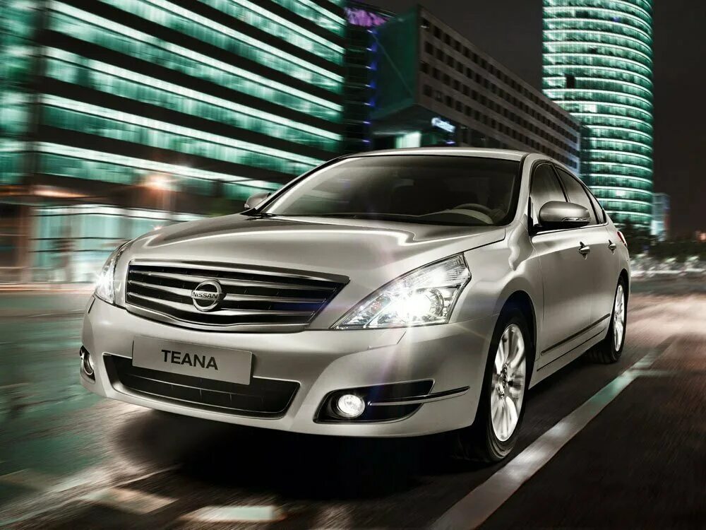 Ниссан теане фото Купить б/у Nissan Teana II 2.5 CVT (182 л.с.) бензин вариатор в Москве: серебрис