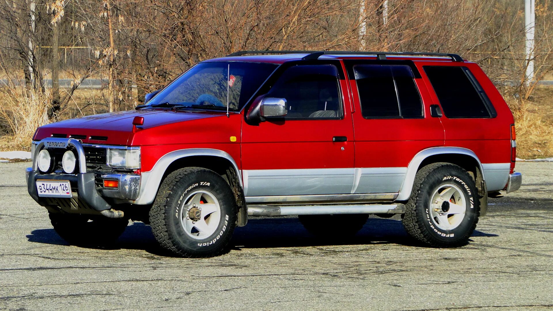 Ниссан террано 21 фото Nissan Terrano I 2.7 дизельный 1994 RED 1994 restyling на DRIVE2