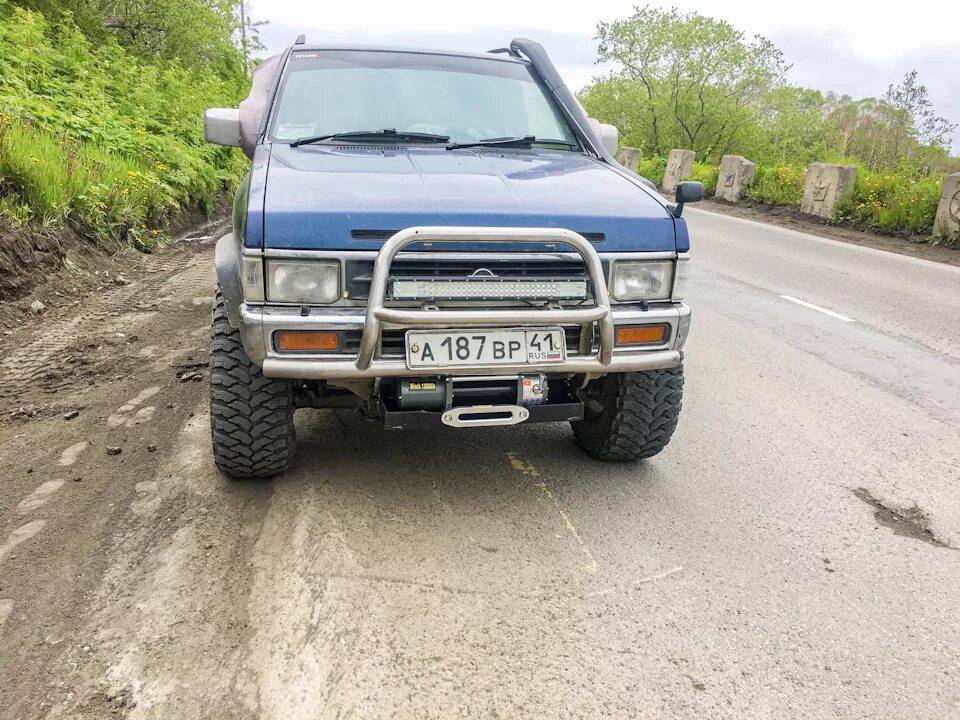 Ниссан террано 21 кузов фото Лебёдка - Nissan Terrano I, 2,7 л, 1993 года тюнинг DRIVE2