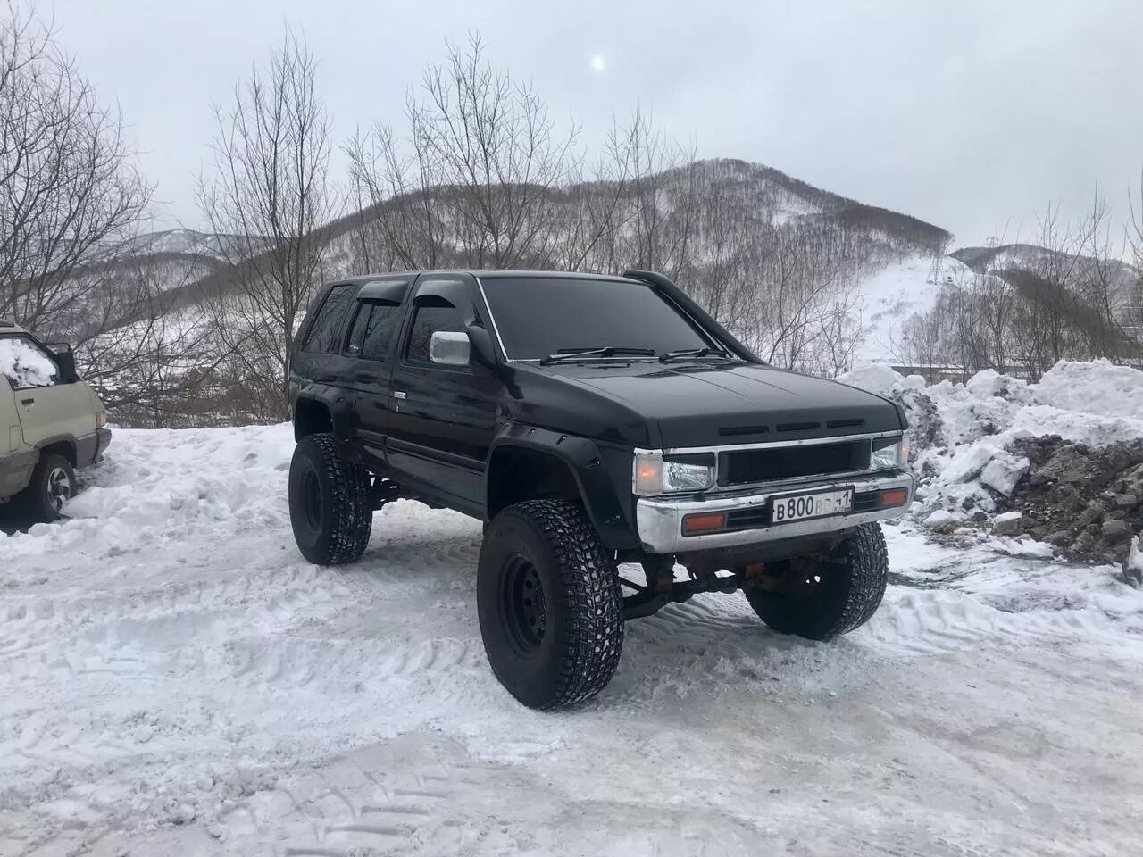 Ниссан террано 21 кузов фото Мы это сделали! Бушвакеры на Terrano D21 - Nissan Terrano I, 2,7 л, 1990 года тю